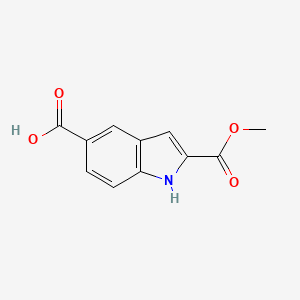 2-(Methoxycarbonyl)-1H-indole-5-carboxylic acid