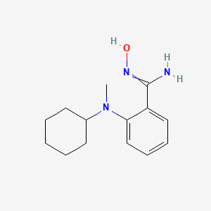 2-(Cyclohexyl(methyl)amino)-N'-hydroxybenzimidamide