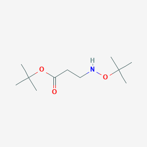 Tert-butyl3-[(tert-butoxy)amino]propanoate