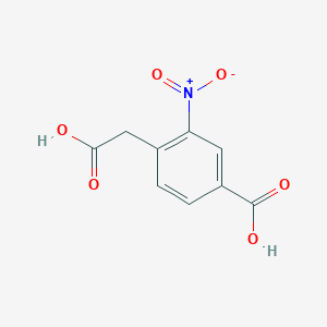 molecular formula C9H7NO6 B1365540 4-(羧甲基)-3-硝基苯甲酸 CAS No. 444667-11-2