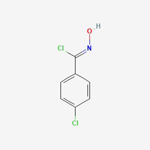 B1365542 4-chloro-N-hydroxybenzenecarboximidoyl chloride CAS No. 28123-63-9