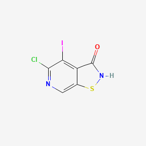 5-Chloro-4-iodoisothiazolo[5,4-c]pyridin-3(2H)-one