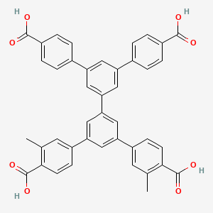 4-[3-[3,5-bis(4-carboxyphenyl)phenyl]-5-(4-carboxy-3-methylphenyl)phenyl]-2-methylbenzoic acid