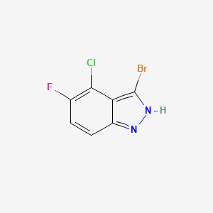 3-Bromo-4-chloro-5-fluoro-1H-indazole