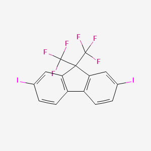 2,7-Diiodo-9,9-bis(trifluoromethyl)-9H-fluorene