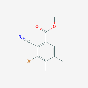 Methyl 3-bromo-2-cyano-4,5-dimethylbenzoate