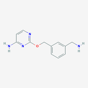 2-((3-(Aminomethyl)benzyl)oxy)pyrimidin-4-amine