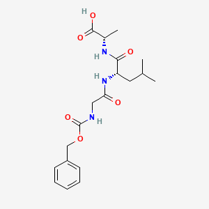 molecular formula C19H27N3O6 B1365553 Z-Gly-leu-ala-OH 