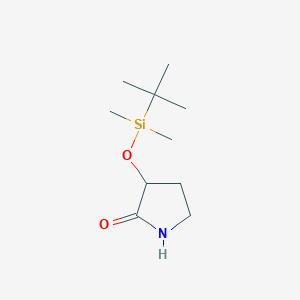 3-(tert-Butyldimethylsilyloxy)pyrrolidin-2-one