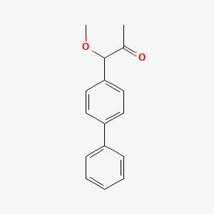 1-Methoxy-1-(4-phenylphenyl)propan-2-one