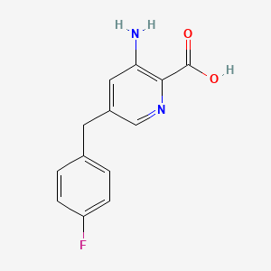 3-Amino-5-(4-fluorobenzyl)picolinic acid