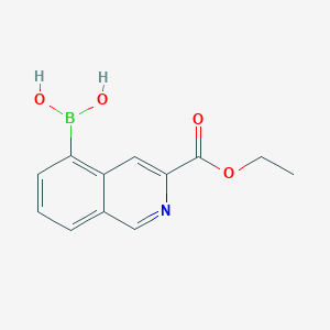 (3-(Ethoxycarbonyl)isoquinolin-5-yl)boronic acid