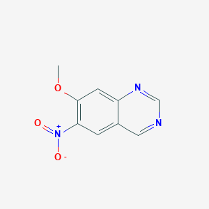 molecular formula C9H7N3O3 B13655716 7-Methoxy-6-nitroquinazoline 