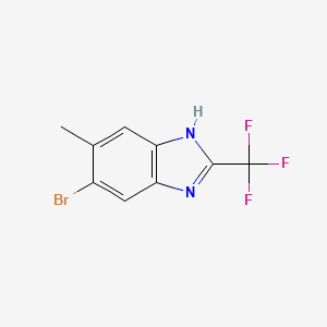 Benzimidazole, 6-bromo-5-methyl-2-(trifluoromethyl)-