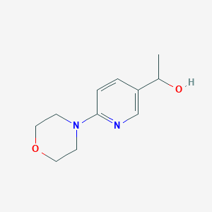 1-(6-Morpholinopyridin-3-yl)ethan-1-ol