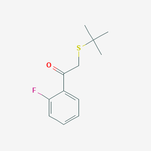 2-(Tert-butylthio)-1-(2-fluorophenyl)ethan-1-one