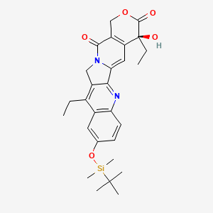 (19S)-7-[tert-butyl(dimethyl)silyl]oxy-10,19-diethyl-19-hydroxy-17-oxa-3,13-diazapentacyclo[11.8.0.02,11.04,9.015,20]henicosa-1(21),2,4(9),5,7,10,15(20)-heptaene-14,18-dione