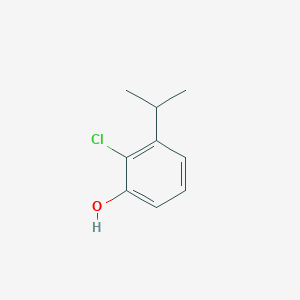 molecular formula C9H11ClO B13655807 2-Chloro-3-isopropylphenol 