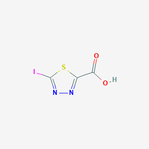 5-Iodo-1,3,4-thiadiazole-2-carboxylic acid