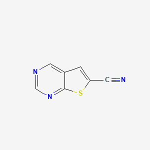 Thieno[2,3-d]pyrimidine-6-carbonitrile