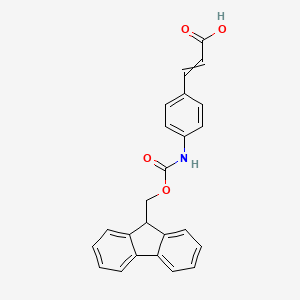 3-[4-[[(9H-Fluoren-9-ylmethoxy)carbonyl]amino]phenyl]-2-propenoic acid