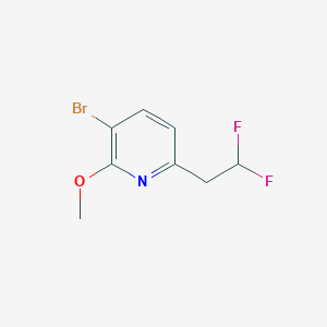 3-Bromo-6-(2,2-difluoroethyl)-2-methoxypyridine