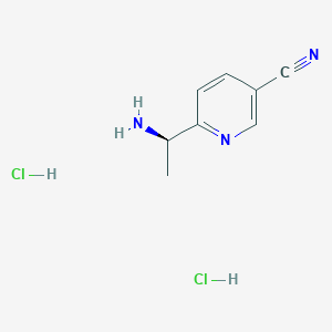 (R)-6-(1-Aminoethyl)nicotinonitrile dihydrochloride