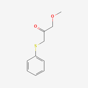 molecular formula C10H12O2S B13655898 1-Methoxy-3-(phenylthio)propan-2-one 