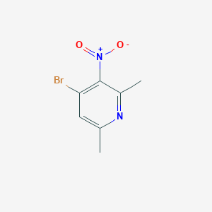 molecular formula C7H7BrN2O2 B13655913 4-Bromo-2,6-dimethyl-3-nitropyridine 