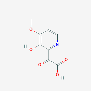 2-(3-Hydroxy-4-methoxypyridin-2-yl)-2-oxoacetic acid