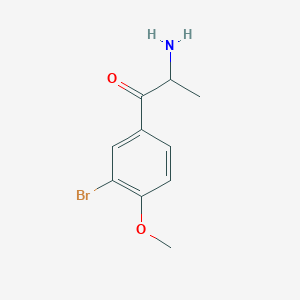 2-Amino-1-(3-bromo-4-methoxyphenyl)propan-1-one