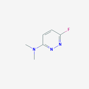 molecular formula C6H8FN3 B13656094 6-Fluoro-N,N-dimethylpyridazin-3-amine 