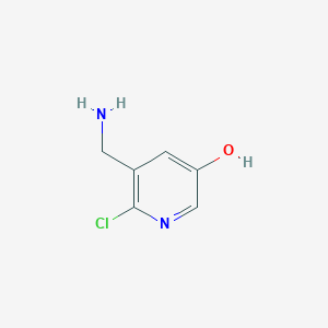 5-(Aminomethyl)-6-chloropyridin-3-ol