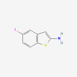 5-Iodobenzo[b]thiophen-2-amine