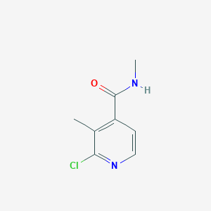 molecular formula C8H9ClN2O B13656126 2-Chloro-N,3-dimethylisonicotinamide 