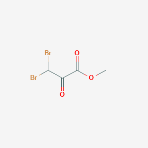 molecular formula C4H4Br2O3 B13656130 Methyl 3,3-dibromo-2-oxopropanoate CAS No. 5038-58-4