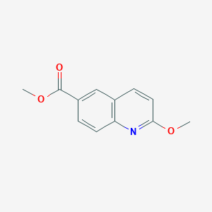 molecular formula C12H11NO3 B13656164 Methyl 2-methoxyquinoline-6-carboxylate 