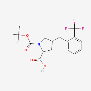 Boc-(R)-gamma-(2-trifluoromethylbenzyl)-L-proline