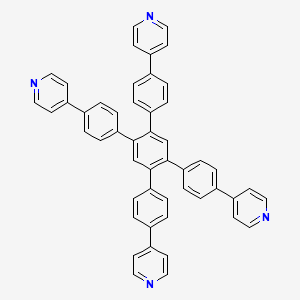 4-[4-[2,4,5-tris(4-pyridin-4-ylphenyl)phenyl]phenyl]pyridine