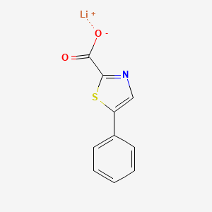 molecular formula C10H6LiNO2S B13656335 Lithium 5-phenylthiazole-2-carboxylate 