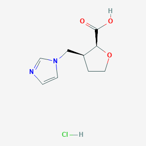 (2S,3S)-3-((1H-Imidazol-1-yl)methyl)tetrahydrofuran-2-carboxylic acid hydrochloride