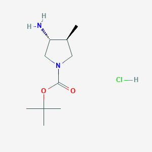 Trans-1-Boc-3-amino-4-methylpyrrolidine hydrochloride