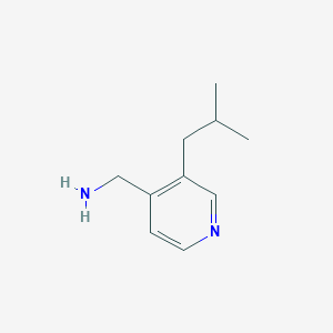 (3-Isobutylpyridin-4-yl)methanamine