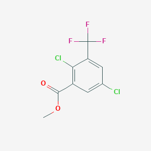 molecular formula C9H5Cl2F3O2 B13656389 Methyl 2,5-dichloro-3-(trifluoromethyl)benzoate 