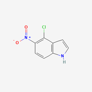 molecular formula C8H5ClN2O2 B13656403 4-Chloro-5-nitro-1H-indole 