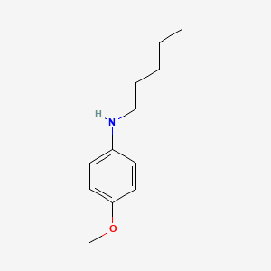 molecular formula C12H19NO B13656417 4-Methoxy-N-pentylaniline CAS No. 882-42-8