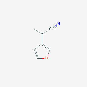 2-(Furan-3-yl)propanenitrile