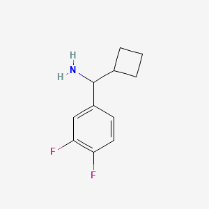 molecular formula C11H13F2N B13656526 Cyclobutyl(3,4-difluorophenyl)methanamine 