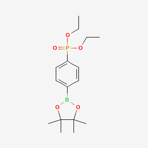 Diethyl (4-(4,4,5,5-tetramethyl-1,3,2-dioxaborolan-2-yl)phenyl)phosphonate