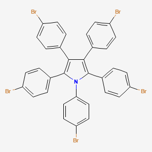 1,2,3,4,5-Pentakis(4-bromophenyl)-1h-pyrrole